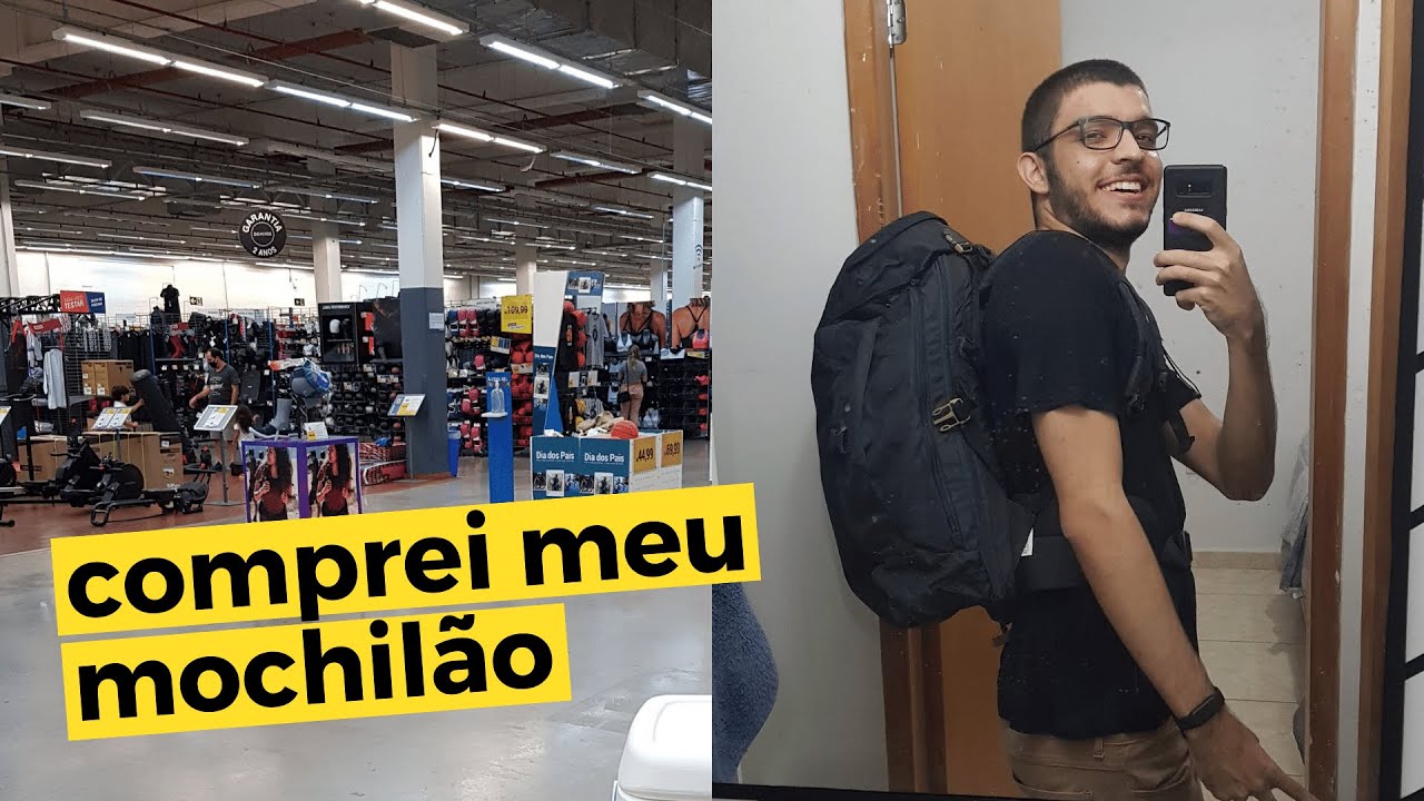Mochila travel100 40l: review completo e primeiras impressões