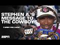 Stephen A. is NOT rooting against the Dallas Cowboys? ‘Wish you nothing but the BEST!’ | First Take