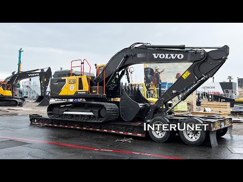 New Volvo EC230 Electric Excavator 2023 Loading and Transporting