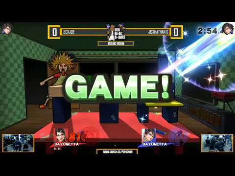 PSpA 2018 - Joshathan G (Bayo) vs SoxJoe (Bayo) - Round Robin - Super Smash Bros. for Wii U