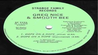 Greg Nice &amp; Smooth Bee - Dope on a Rope bw Skill Trade (1987)