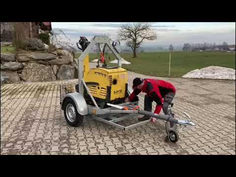 System Reich Rüttelplatten-Transportanhänger