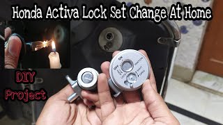 Honda Activa 3g full LOCK SET Change At home | DIY