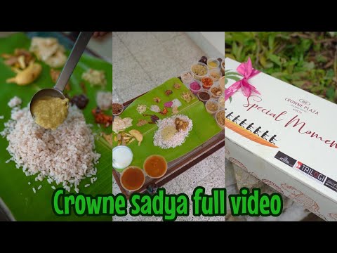 crowne sadya full video