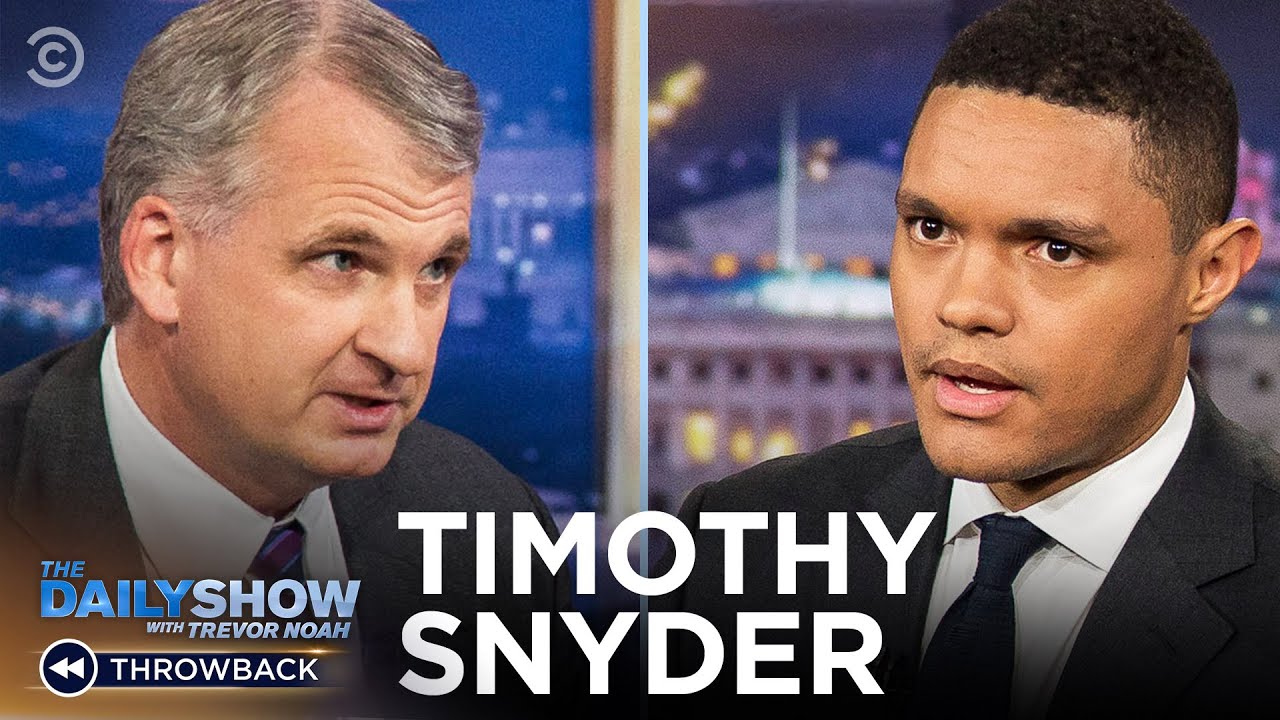 Timothy Snyder - A Guide to Maintaining Democracy in "On Tyranny" | The Daily Show