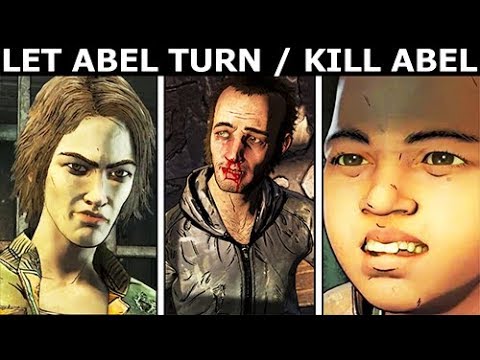 Let Abel Turn Or Show Abel Mercy - All Unique After Scenes - The Walking Dead Final Season 4 Ep. 3