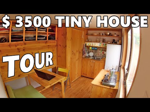 The Most Cleverly Designed DIY Micro Tiny House Tour