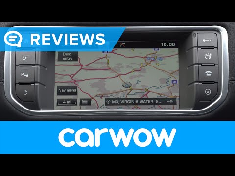 Range Rover Evoque SUV 2018 infotainment and interior review | Mat Watson Reviews