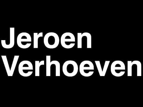 How to Pronounce Jeroen Verhoeven AFC Ajax Football Futbol Goal Penalty Kick Yellow Red Card Injury