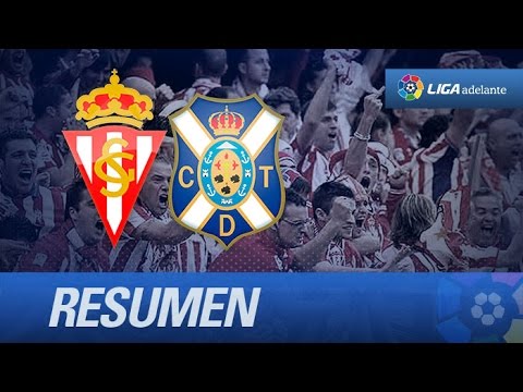 Resumen de Sporting de Gijón (2-0) CD Tenerife