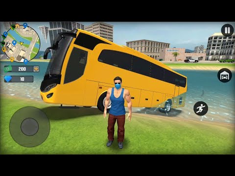 Go To Town 6: New 2021 #4 Driving To Home On Police Car - Huge Open City  - GTA 6 Android Gameplay