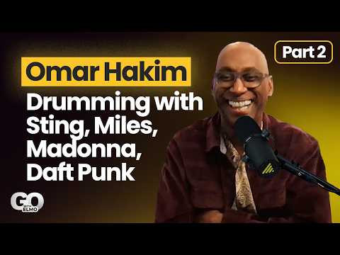 Omar Hakim Part 2: Sting, Miles Davis, Madonna, Daft Punk, Get Lucky, Hybrid Drumming, Live, Tour