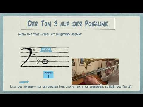 Die Notenschrift - Lektion 6 für  Posaune - Musik mit Klasse.