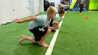 Our Speed & Agility training sessions for ages 8-10 years old