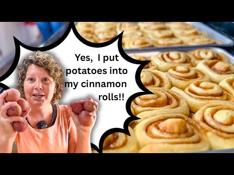 Making Amish Cinnamon Rolls for my Book Launch Party!