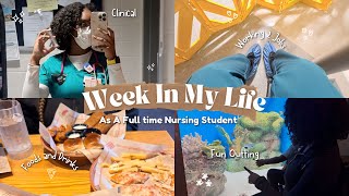 Week in the life of a nursing student | working 2 jobs + life balance