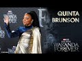 Abbott Elementary's Quinta Brunson At The Premiere Of Black Panther: Wakanda Forever