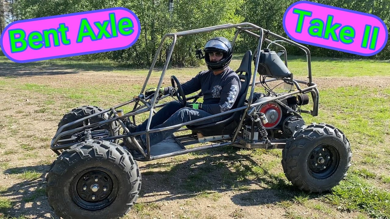 Bent Axle Take II, Homemade 540 Kart/Buggy, Part 13, Mini Sand Rail, Cross Kart? #BuiltNotBought