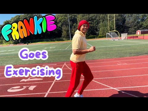 FRANKIE faz exercícios | Aprenda segurança | Contando números | Cores | Vídeos educativos divertidos para crianças