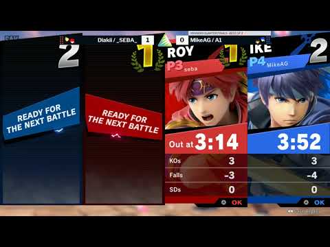 Ascension III Doubles Winners Quarter Finals - Diakii/SEBA (Red) vs MikeAG/A1 (Blue)