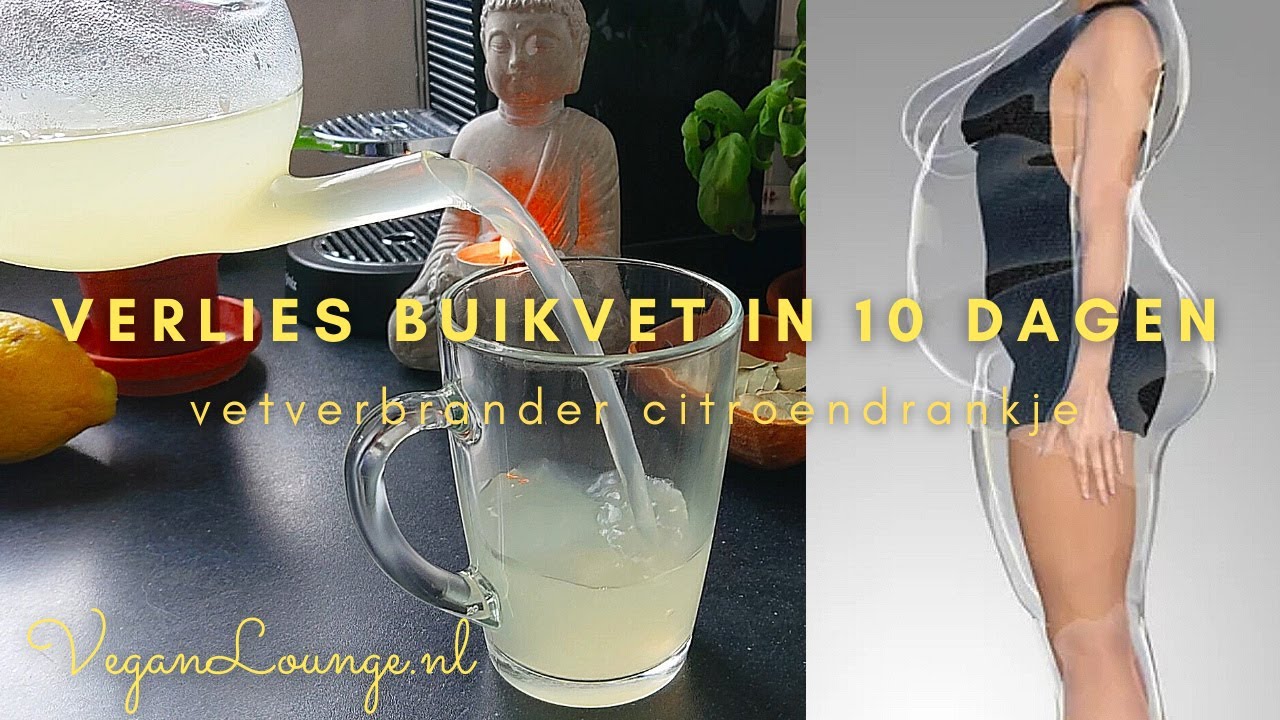 VERLIES BUIKVET IN 10 DAGEN MET DEZE CITROEN DRANKJE🍋🌿🌸
