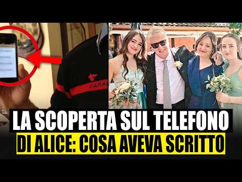 🔴MADRE E FIGLIA AVVELENATE, LA SCOPERTA SUL TELEFONO DI ALICE: COSA AVEVA SCRITTO