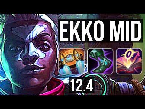 EKKO vs SYLAS (MID) | 6/0/7, 1000+ games, 900K mastery, Dominating | NA Master | 12.4