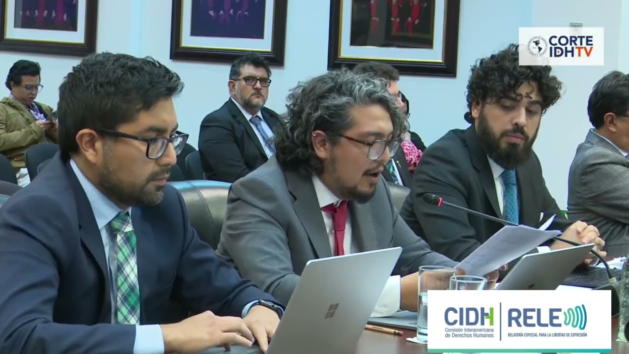 Relator Pedro Vaca Villarreal, en Audiencia García Romero VS. Ecuador, ante la CorteIDH