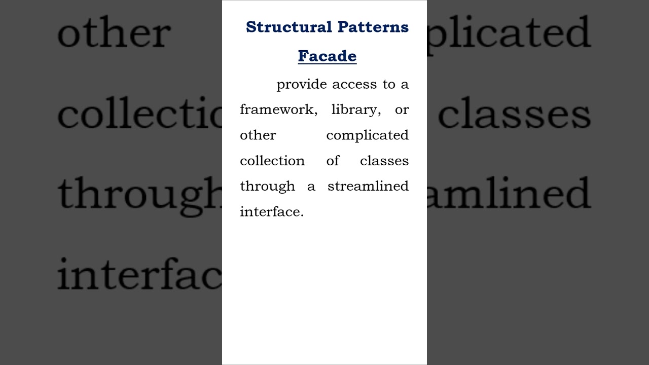 facade pattern || c#