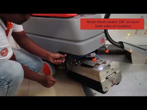 Roots Escalator | Travelator Cleaner - RootsScrub E 4550 ES