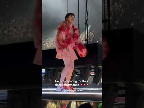 Nemo prepares for the Eurovision Stage! 🇨🇭🇨🇭🇨🇭 #eurovision2024  #malmö