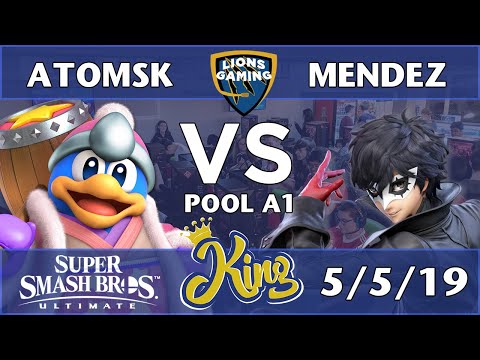 King - TG | Atomsk (King Dedede) vs Mendez (Joker, Mario) - Smash Ultimate Pools WR2