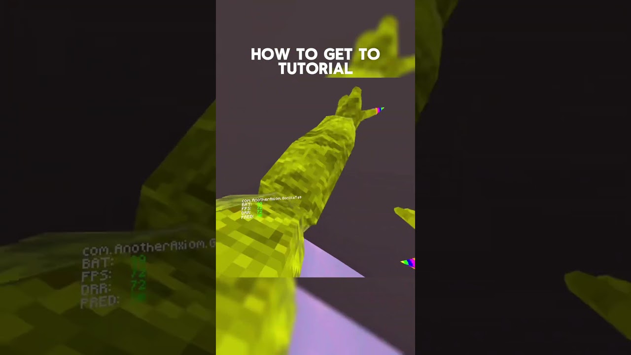 How to get to tutorial gorilla tag