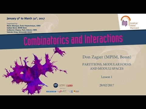 Partitions, Modular Forms and Moduli Spaces - 1/8