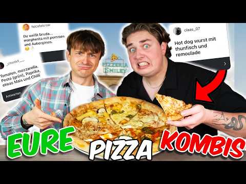 Test your crazy pizza combinations 🍕 with Dima (in a pizzeria)