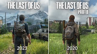 The Last of Us Part I vs The Last of Us Part II - Physics and Details Comparison