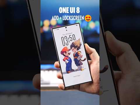 One UI 8 AOD + Lockscreen = 😍