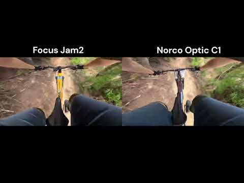 Focus Jam2 Enduro bike vs Norco Optic Trail bike  Maraetai MTB trails