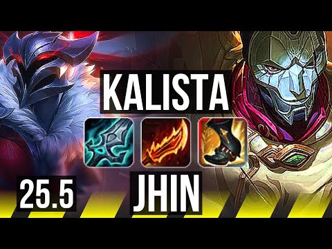 KALISTA & Pyke vs JHIN & Alistar (ADC) | Dominating | KR Diamond | 25.5