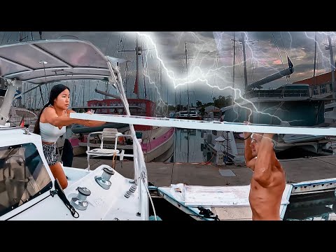 BOATS GET STRUCK BY LIGHTNING⚡️ & OFFSHORE SAILING UPGRADES - Ep 206
