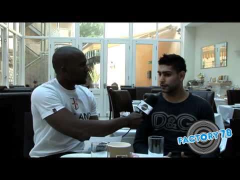 FACTORY78  EXCLUSIVE -  interview Amir Khan Pt1.