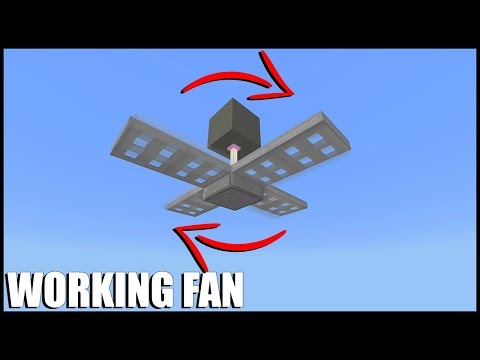 How to Make a Working Fan in Minecraft (Command Block)