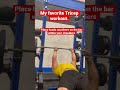 My favorite tricep workout