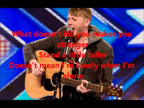 James Arthur- What doesnt kill you makes you stronger - lyrics (Pictures all the way through)