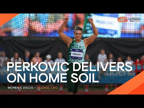 Perkovic wins the discus for the 11th time in Zagreb 😤 | Continental Tour Gold 2023