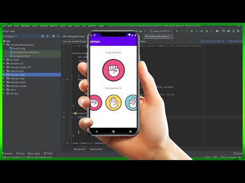 ANDROID STUDIO CRIANDO UM APLICATIVO JOQUEMPÔ AULA 1 4