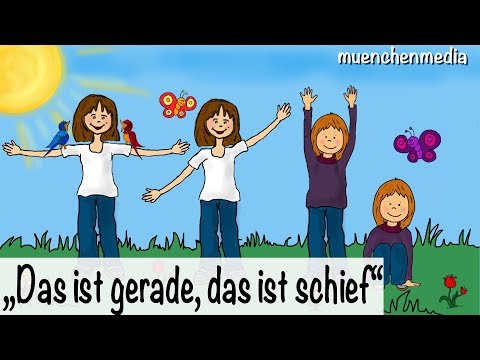 🎵 Das ist gerade, das ist schief, Kinderlieder deutsch | Kinderlieder zum Mitsingen - muenchenmedia