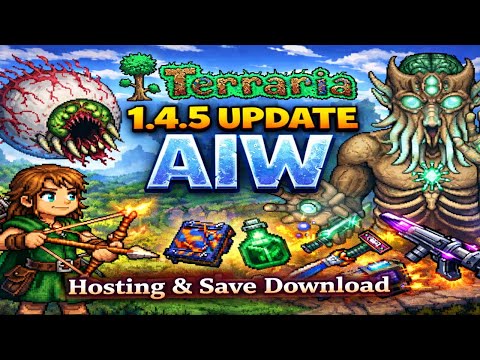 🔥 Terraria 1.4.5 Items | All Item World PS4/PS5🔥[READ DESCRIPTION] +Download #1.4.5 #terraria