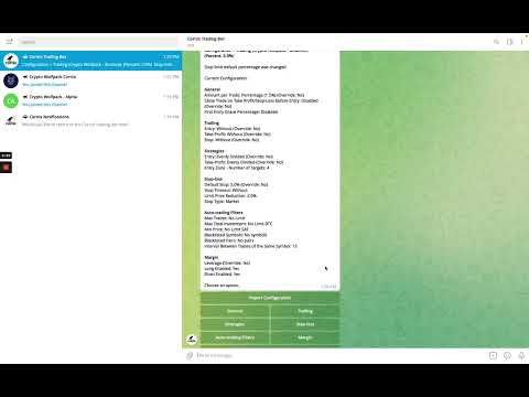 Crypto Wolfpack   Bot Configuration and Settings