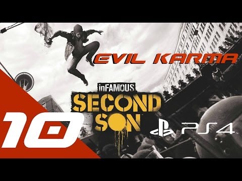 Infamous: Second Son Walkthrough Part 10 Evil Karma Let's Play Gameplay No Commentary